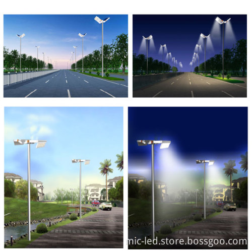 IP66 Waterproof 3-Year Warranty 60-Degree Beam 20W-60W Aluminum Solar LED Flood Light